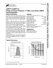 DataSheet LMP7711 pdf